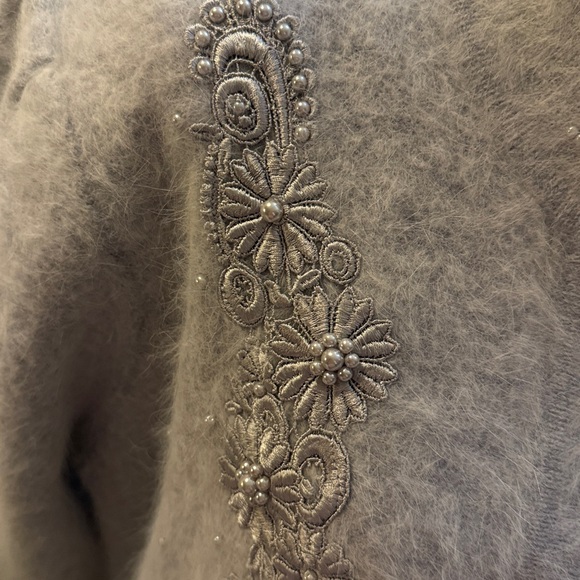 Vintage **RARE** Lee Sands Angora Rabbit Women’s Jacket - Picture 4 of 9